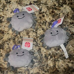 American Greetings Gray Plush Spider clips